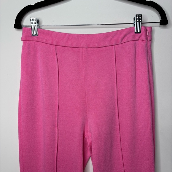 Tuckernuck x Atlantic Pacific Kick Flare Pants Peony Pink Crop Stretch - Picture 5 of 7